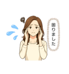 女友達スタンプ1（個別スタンプ：38）