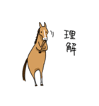 多忙な馬（個別スタンプ：26）