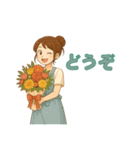 なないろママちゃん⭐️誕生日だよ（個別スタンプ：9）