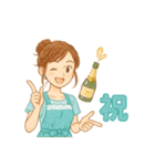 なないろママちゃん⭐️誕生日だよ（個別スタンプ：13）
