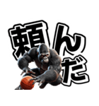 ゴリラ×バスケットボール 第19弾 デカ文字（個別スタンプ：27）