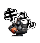 ゴリラ×バスケットボール 第19弾 デカ文字（個別スタンプ：28）