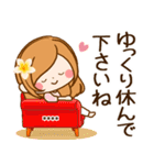 夏から残暑へずっと使える日常敬語カスタム（個別スタンプ：16）