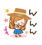夏から残暑へずっと使える日常敬語カスタム（個別スタンプ：36）