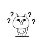 じろりねこ挨拶友達に送る専用（個別スタンプ：19）