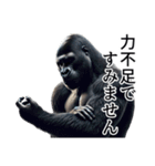 【ネガティブ】イケメンゴリラ（個別スタンプ：10）