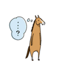 感想を述べる馬（個別スタンプ：30）