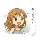 夏の女の子*（個別スタンプ：2）