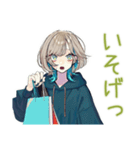 クールな女子★深夜のコンビニ飯（個別スタンプ：10）