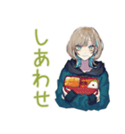 クールな女子★深夜のコンビニ飯（個別スタンプ：23）