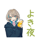 クールな女子★深夜のコンビニ飯（個別スタンプ：36）