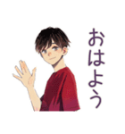 無難な男性の日常スタンプ（個別スタンプ：2）