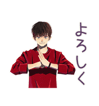 無難な男性の日常スタンプ（個別スタンプ：3）