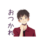 無難な男性の日常スタンプ（個別スタンプ：10）