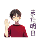 無難な男性の日常スタンプ（個別スタンプ：40）