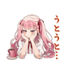 ラブリーな女の子のほっこりカフェ（個別スタンプ：37）