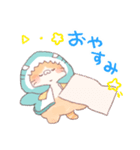【夏】サメ！パーカー動物8（個別スタンプ：4）