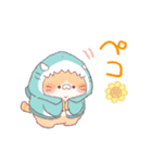 【夏】サメ！パーカー動物8（個別スタンプ：12）