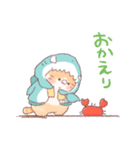 【夏】サメ！パーカー動物8（個別スタンプ：19）