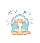 【夏】サメ！パーカー動物8（個別スタンプ：31）
