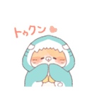 【夏】サメ！パーカー動物8（個別スタンプ：34）
