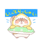 【夏】サメ！パーカー動物9（個別スタンプ：18）