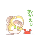 【夏】サメ！パーカー動物9（個別スタンプ：19）