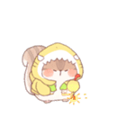 【夏】サメ！パーカー動物9（個別スタンプ：21）