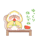 【夏】サメ！パーカー動物9（個別スタンプ：32）