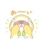 【夏】サメ！パーカー動物9（個別スタンプ：39）