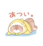【夏】サメ！パーカー動物9（個別スタンプ：40）