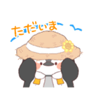 【夏】ペンギン！パーカー動物（個別スタンプ：20）