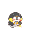【夏】ペンギン！パーカー動物（個別スタンプ：21）