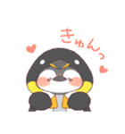 【夏】ペンギン！パーカー動物（個別スタンプ：36）