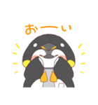 【夏】ペンギン！パーカー動物（個別スタンプ：39）