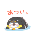 【夏】ペンギン！パーカー動物（個別スタンプ：40）