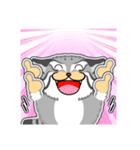 チョイ悪顔ネコ 9 文字無し（個別スタンプ：3）