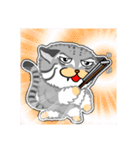 チョイ悪顔ネコ 9 文字無し（個別スタンプ：4）