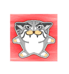 チョイ悪顔ネコ 9 文字無し（個別スタンプ：25）