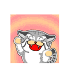 チョイ悪顔ネコ 9 文字無し（個別スタンプ：35）