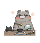 でかくまさんちびねこさん（個別スタンプ：14）