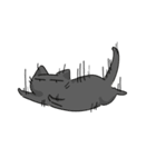 でかくまさんちびねこさん（個別スタンプ：18）