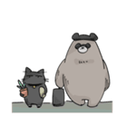 でかくまさんちびねこさん（個別スタンプ：32）