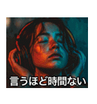 ヘッドホンで音楽を聴きながら（個別スタンプ：14）
