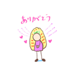 小人さんとミーちゃん～8月誕生石＆花～（個別スタンプ：11）