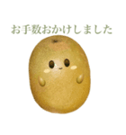 【敬語】ぽってり キウイ ちゃん（個別スタンプ：13）