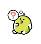 にっこりソラマメ（文字付き）（個別スタンプ：20）