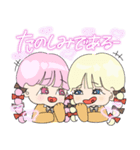 一生友子×sweet スタンプ（個別スタンプ：1）