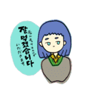 ハングルガール＿（個別スタンプ：5）