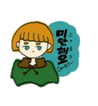 ハングルガール＿（個別スタンプ：8）